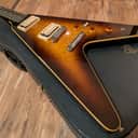 1981 Gibson "The V" Flying V Electric Guitar Flamed Sunburst Great Condition W/OHSC 8.4Lbs