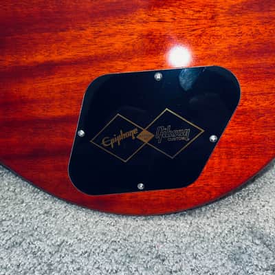 Epiphone Inspired by Gibson Custom Les Paul Standard Washed Bourbon Burst 2021 w/ OHSC image 10