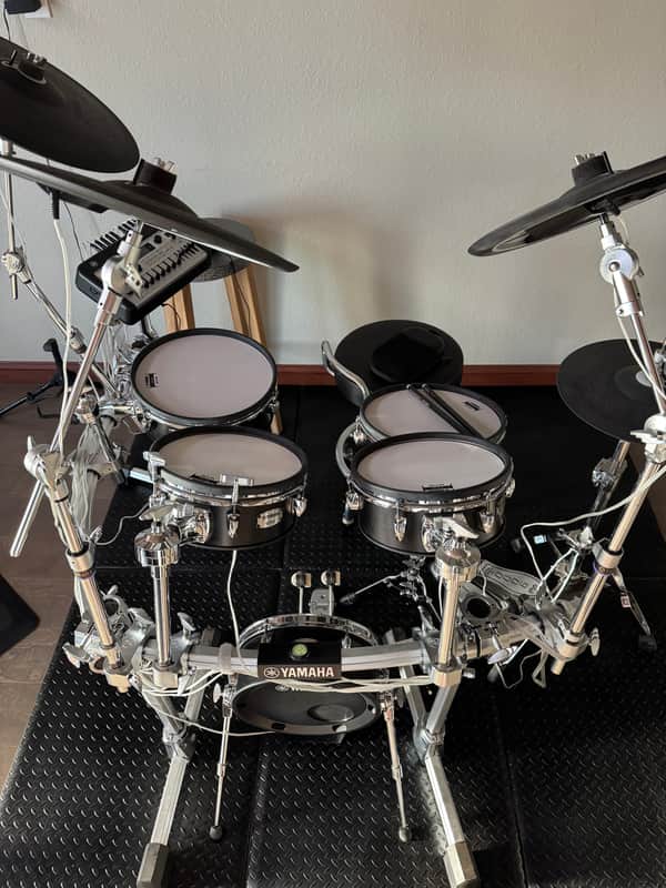 Yamaha DTX10K-M Wood Shell Electronic Drum Set 2021 - Present - Black Forest image 1