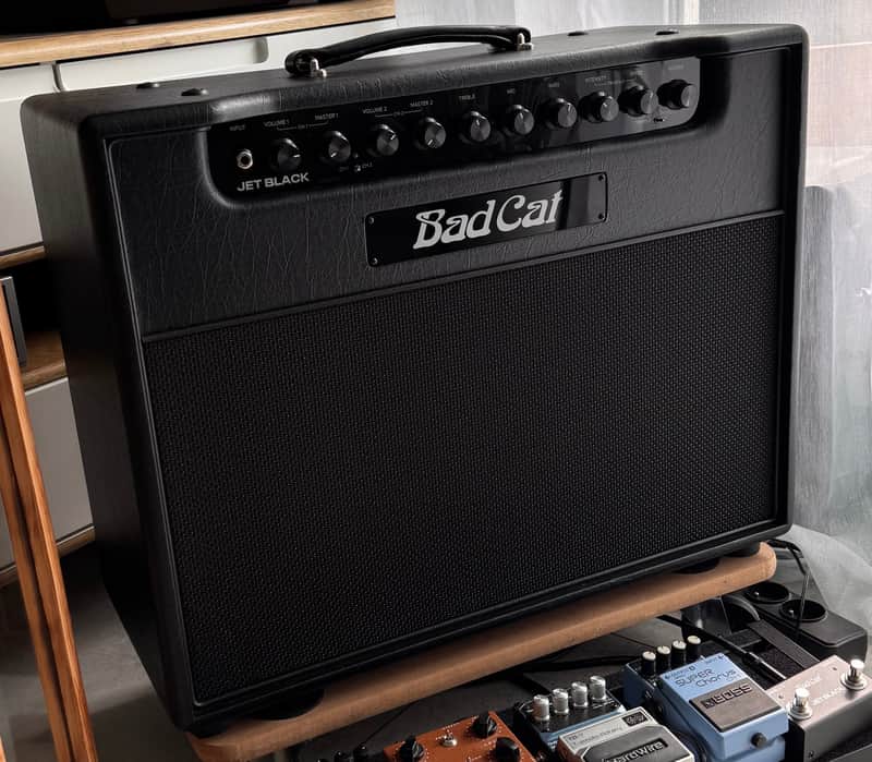 Bad Cat Jet Black Combo 38-Watt 1x12" Celestion Vintage 30 UK Guitar Combo Made in USA image 1