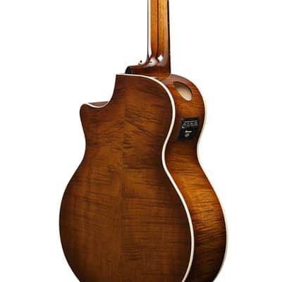 Ibanez AE3007FMH 7-String Acoustic Guitar - Tobacco Edge Burst High Gloss image 3