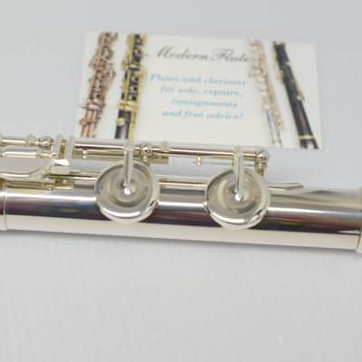 Lightly Used Pearl Belsona Silver Plated Student Flute w/ Case image 14