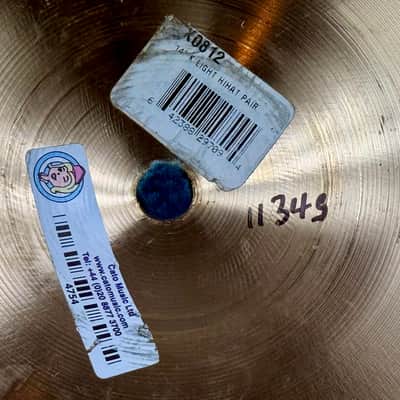 2007 EARLY HAMMERING 14" Zildjian K LIGHT Hihats 948g 1134g image 15