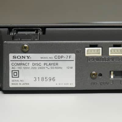 Sony CDP-7F Rare Vintage Top-Loading CD Player (1985) — Tested & Working, Japan image 8