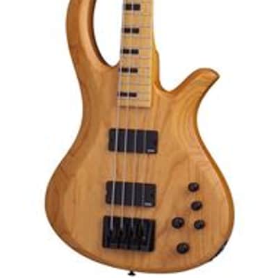 Schecter Riot 4 Session Bass Guitar Aged Natural Satin image 1