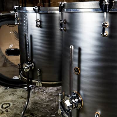 HHG Drums Carbon Steel And Walnut Kit, Brushed Satin Bild 8