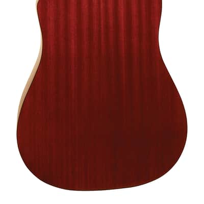 Jasmine JD39CE-NAT Dreadnought Acoustic Electric Guitar. Natural Finish w/ case, B-Stock image 3