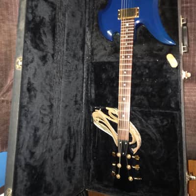 Warmoth Mockingbird Mid 90's - Transblue image 3