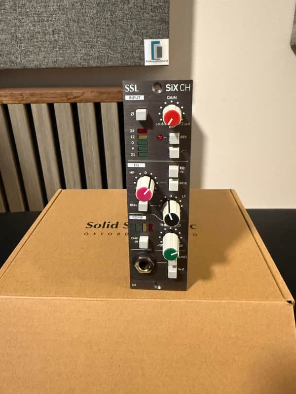 Solid State Logic SiX CH 500-Series Channel Strip Module 2021 - Present - Black image 1
