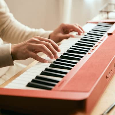 Casio CT-S1 Casiotone 61-Key Keyboard - Red w/ Adjustable Stand image 7