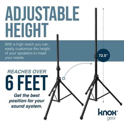 Knox Gear Tripod Air-cushion Speaker Stand (Single) image 4