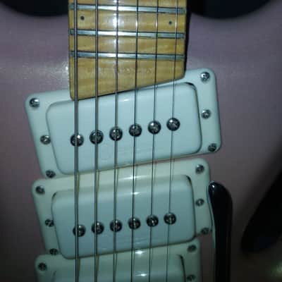 Mosrite Double Axe Prototype PT1-DAX 1988 Champagne Pink image 12