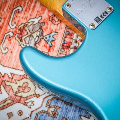 FENDER USA Custom Shop '62 Stratocaster *Dealer Exclusive Flamethrower Journeyman Relic "Ocean Turquoise" (2025) image 21
