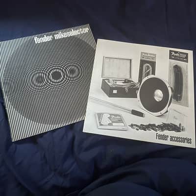 2 x Fender Accessories catalog from 1968 image 1