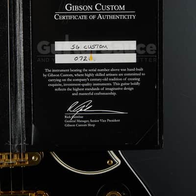 Gibson SG Custom 2018 - black (COD 2129UG) image 12