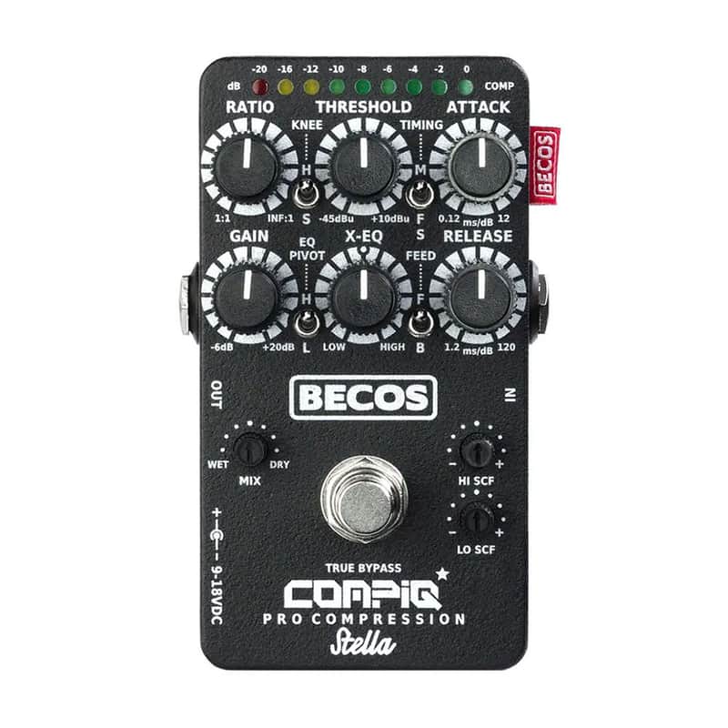 BECOS FX CompIQ STELLA Pro Compressor for Guitar and Bass image 1