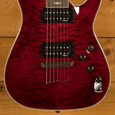 Schecter Omen Extreme-7 - Rosewood - Black Cherry - 7-String image 3