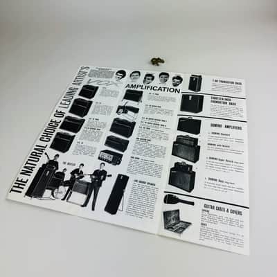 Vox "Precision in Sound" Foldout Catalog (Reprint) circa 1998-2002 image 5