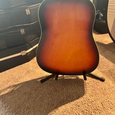 Blue Hawk 12-String Acoustic Guitar Made in W. Germany with Hard Case image 8