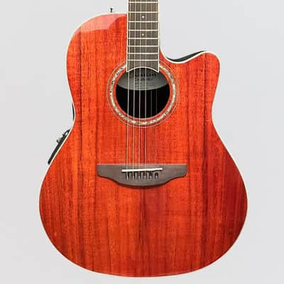 Ovation CS24P-PKOA Celebrity Series Traditional Plus Mid-Depth Acoustic-Electric Guitar - Koa image 1