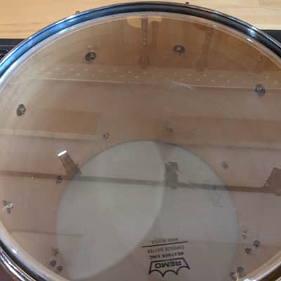 Yamaha Maple Custom MTT1114 Tom made in Japan 14 x12” Natural Finish 90’s image 11