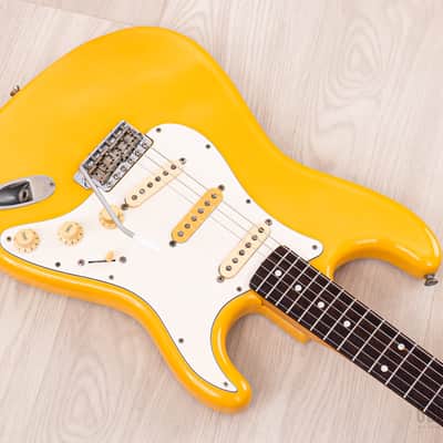 1986 Fender Order Made Yngwie Malmsteen Stratocaster ST62 Yellow White w/ USA Dimarzio DP117, Japan MIJ Fujigen image 9