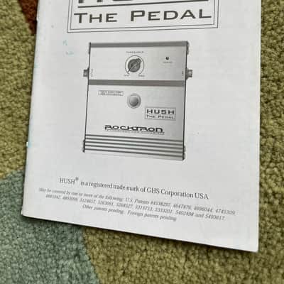 Reverb.com listing, price, conditions, and images for rocktron-hush-the-pedal