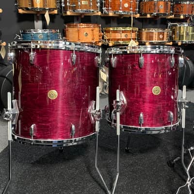 ~WOW!~ Gretsch USA Custom 5-Piece 10/12/14/16/22 Drum Kit Set in Purple Gloss Lacquer image 13