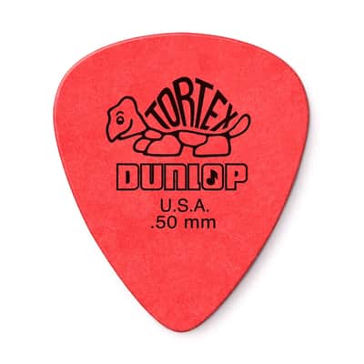 Dunlop 418P Tortex Standard Red .50 image 2