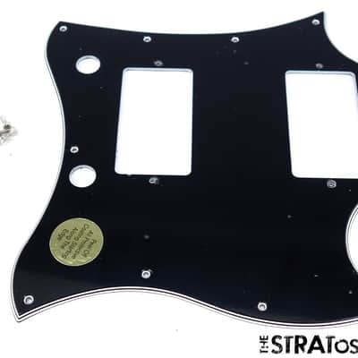 USA Gibson SG Standard Model Black 5 Ply, PICKGUARD American SG Full Face image 1