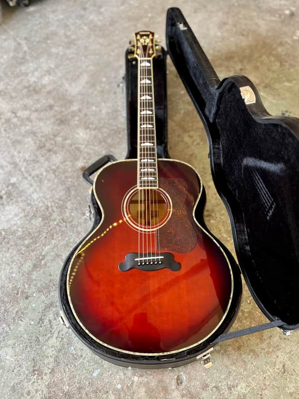 YAMAHA CJ-32 アコースティックギター ヤマハ Yamaha CJ-32 Jumbo Acoustic guitar - Flame Sunburst j200 original