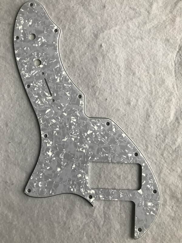For Fender US Telecaster Thinline/Tele 69 TV Jones Guitar Pickguard,4 Ply White pearl image 1
