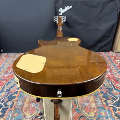 *Video* Aria Pro II Les Paul Gold Top Model LS600 Slab Mahogany - 1980 image 20