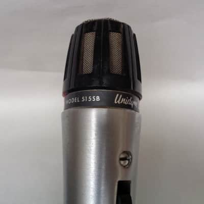 Shure 515 SB  Unidyme B Silver/Black Vintage Microphone image 5