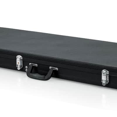 Gator Cases Hard-Shell Wood Case for Fender Jaguar/Jazzmaster Guitars (GWE-JAG) black image 2