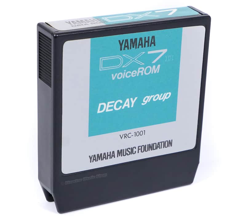 YAMAHA DX7 II FD D VRC-1001 DECAY GROUP ROM Data Memory Card 80's