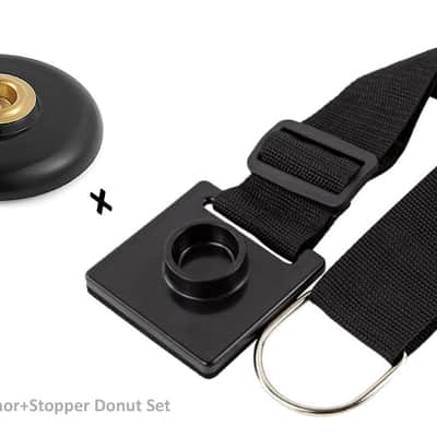 Cello Endpin Anchor & Stopper Donut PAIR standard for solo & orchestral use - vital for steady & comfortable playing image 1