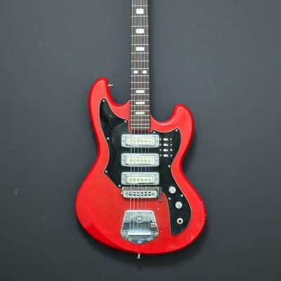 Zim-Gar 3 Pickup Electric Guitar Made in Japan 1960s | Reverb
