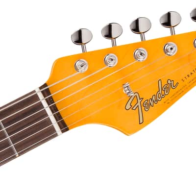 Fender American Vintage II 1965 Stratocaster Round-Lam Rosewood Fingerboard - Shoreline Gold image 3