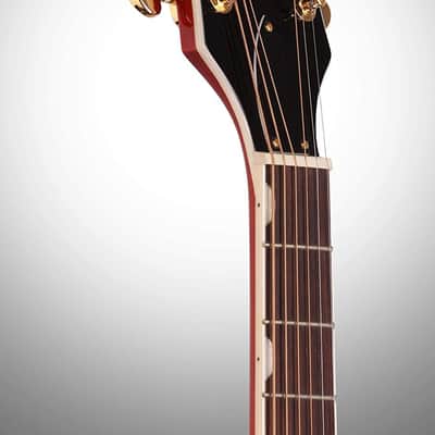 Gretsch G5022CE Rancher Jumbo Cutaway Acoustic-Electric Guitar - Savannah Sunset image 9