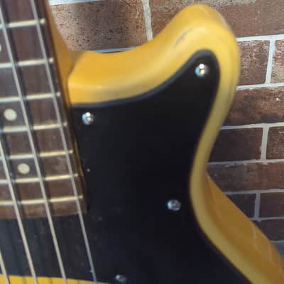 Hamer Bass  Jim Cara Conversion Johnny Thunders Double Cutaway Junior Clone Bass 30"scale 11k Stack Humbucker Model 1 Clone  MONSTER TONE Bild 8
