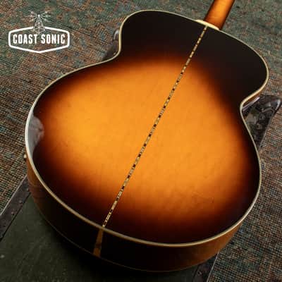 1992 Orville by Gibson J-200 Jumbo Acoustic Electric Guitar w/ Case image 10