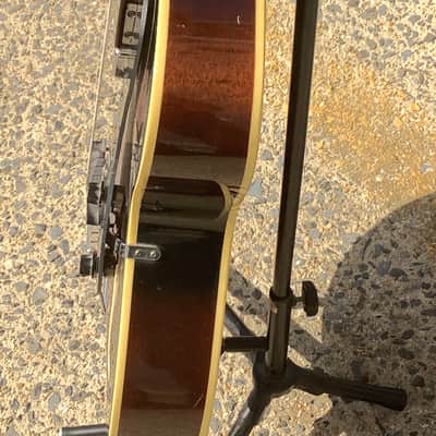 Aria Pro II FA-50E 1999 Brown Sunburst Hollow Body Electric Jazz Guitar image 10