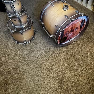 Ludwig Classic Maple Present - Burnt Natural image 4