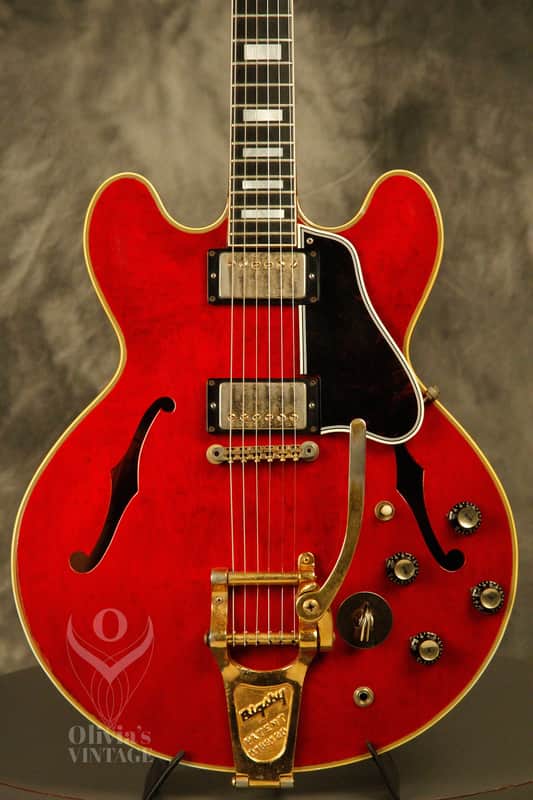 1961 Gibson ES-355 Stereo Varitone Cherry w/ '70's T-top pickups image 1