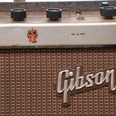 1964 - Gibson Gibson Hawk GA25 RVT — 2×10 Tube Combo - Brown Tolex image 5