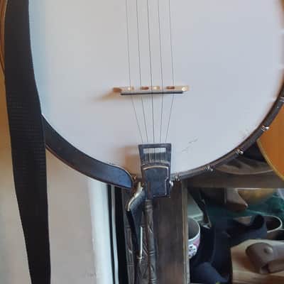 Vega 5 string 1970's Natural inlay Resonator MOP image 7