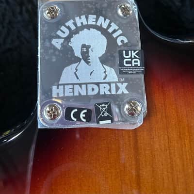 Fender Jimi Hendrix Artist Series Signature Stratocaster Sunburst #MX22295947  7 lbs 6.2 oz image 2