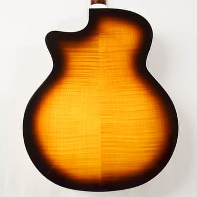Guild F-250CE Deluxe Acoustic-Electric Guitar (DEMO) - Antique Burst image 9