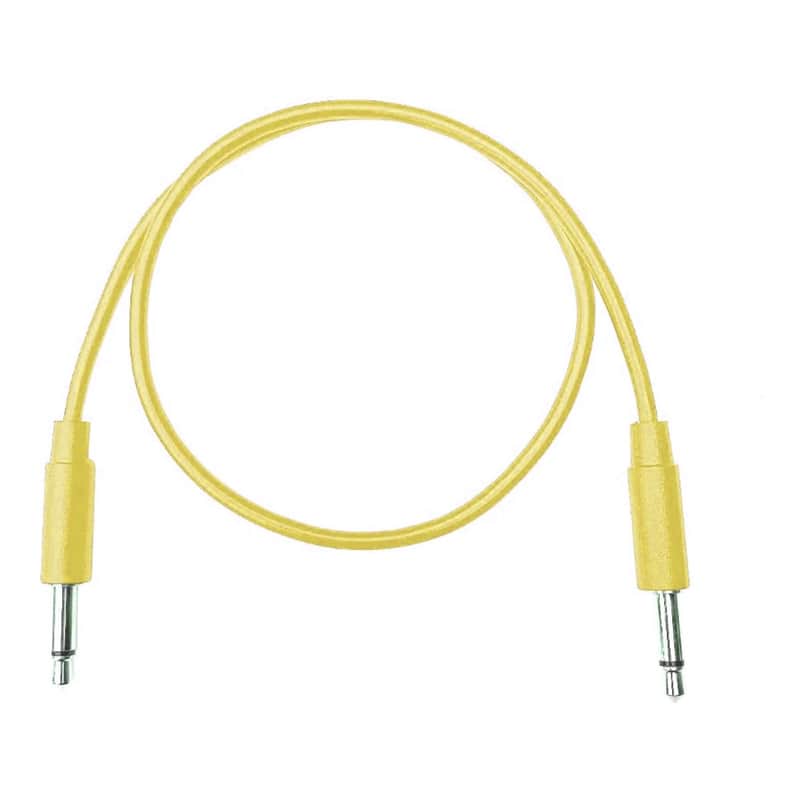Tendrils Cables Straight Eurorack Patch Cables (90cm Yellow) 6 Pack image 1
